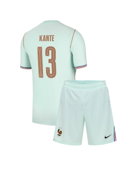 Billige Fotballdrakt Frankrike Kante #13 Replika Bortedraktsett Barn VM 2026 Kortermet (med bukser)